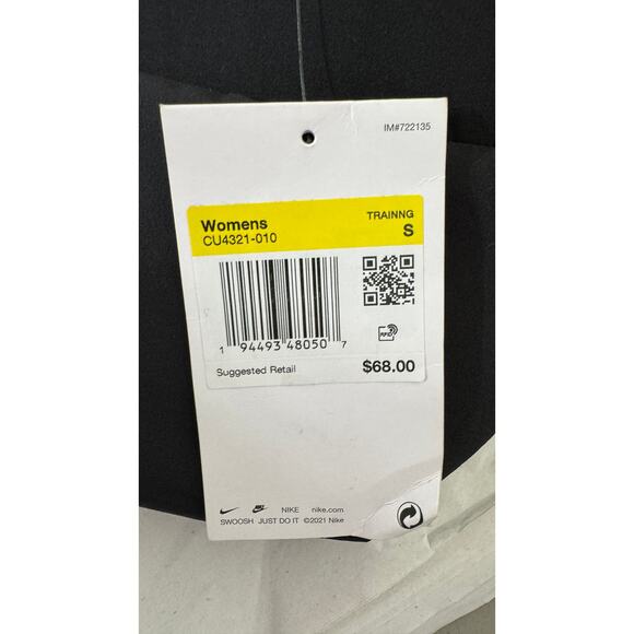 Nike Dri-Fit Bliss Victory Mid-Rise Training Pant Womens Small Black New CU4321 - Picture 11 of 11